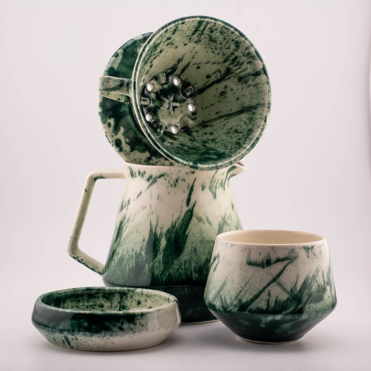 7228 MK Dripper V2 Complete Brewing Set Green splash