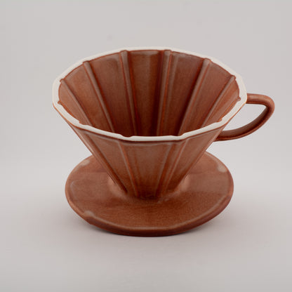 MK V Dripper - Cone - Brown Brick