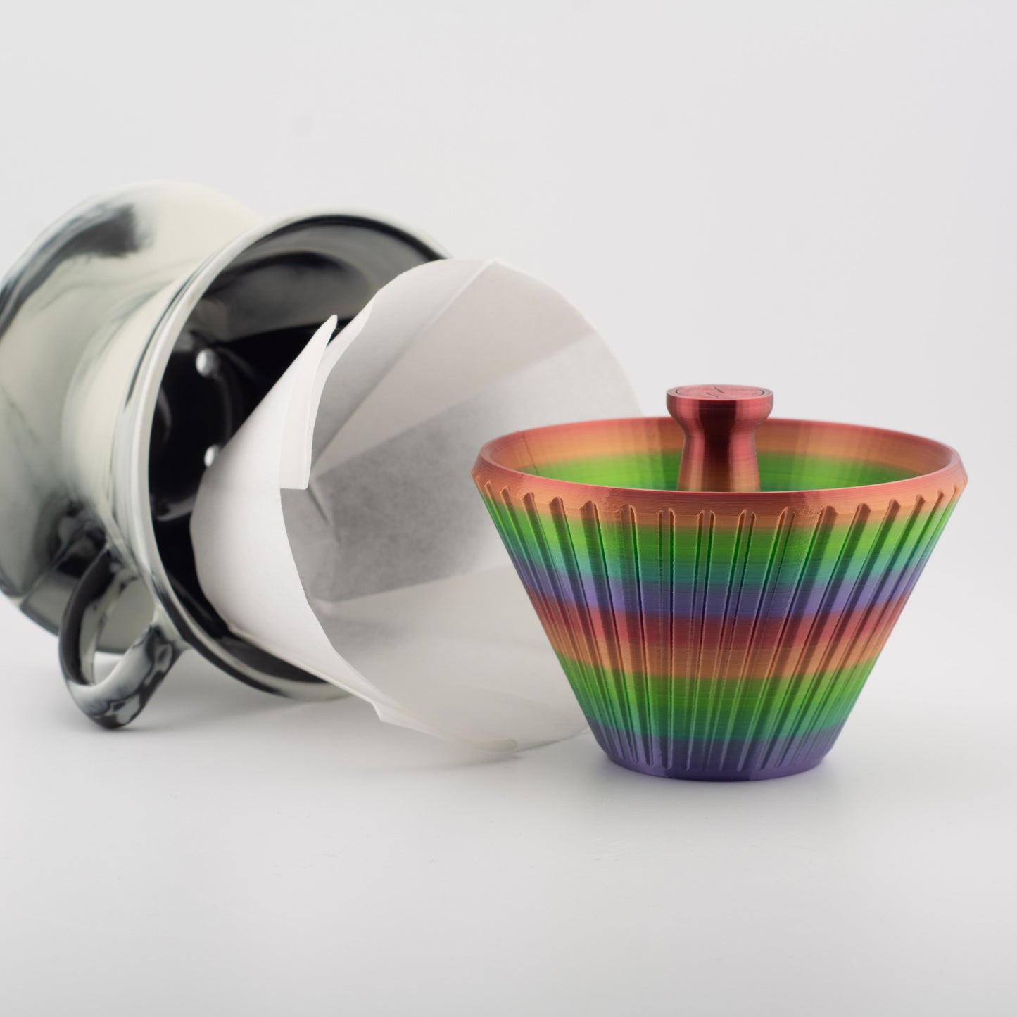 MK Oppressor - Kaffefilter Shaping Die - Rainbow