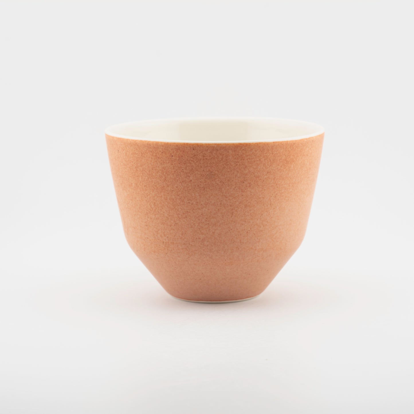 Handmade Porcelain Coffee Cup | MK Studio | Brown brick