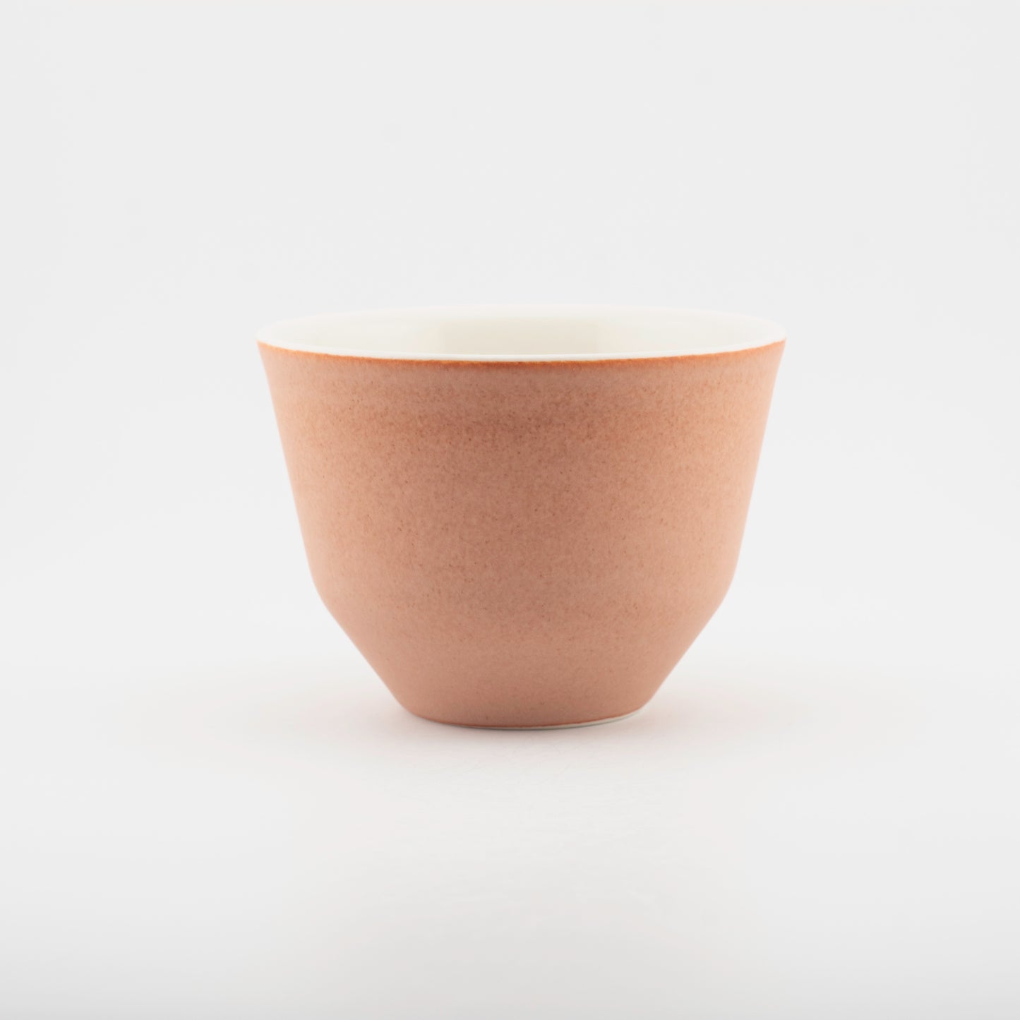 Handmade Porcelain Coffee Cup | MK Studio | Brown brick