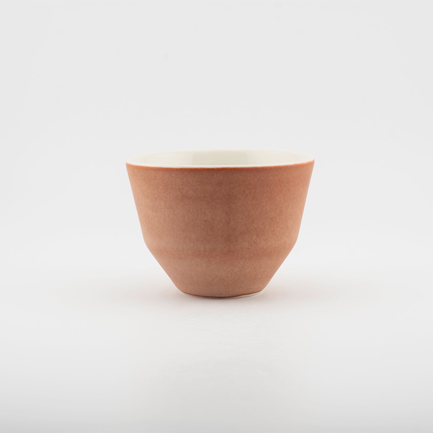 Handmade Porcelain Coffee Cup | MK Studio | Brown brick