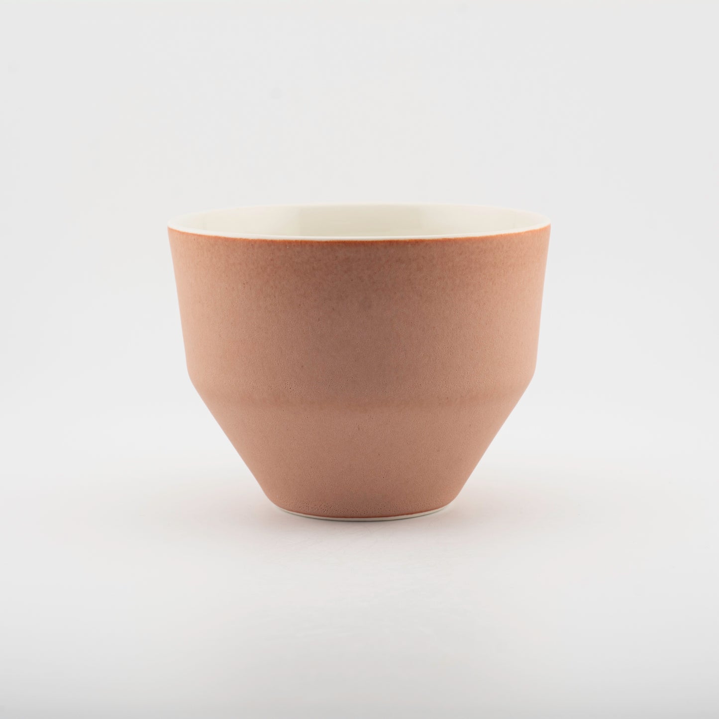 Handmade Porcelain Coffee Cup | MK Studio | Brown brick