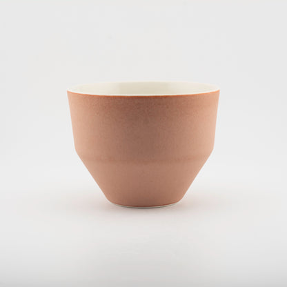 Handmade Porcelain Coffee Cup | MK Studio | Brown brick