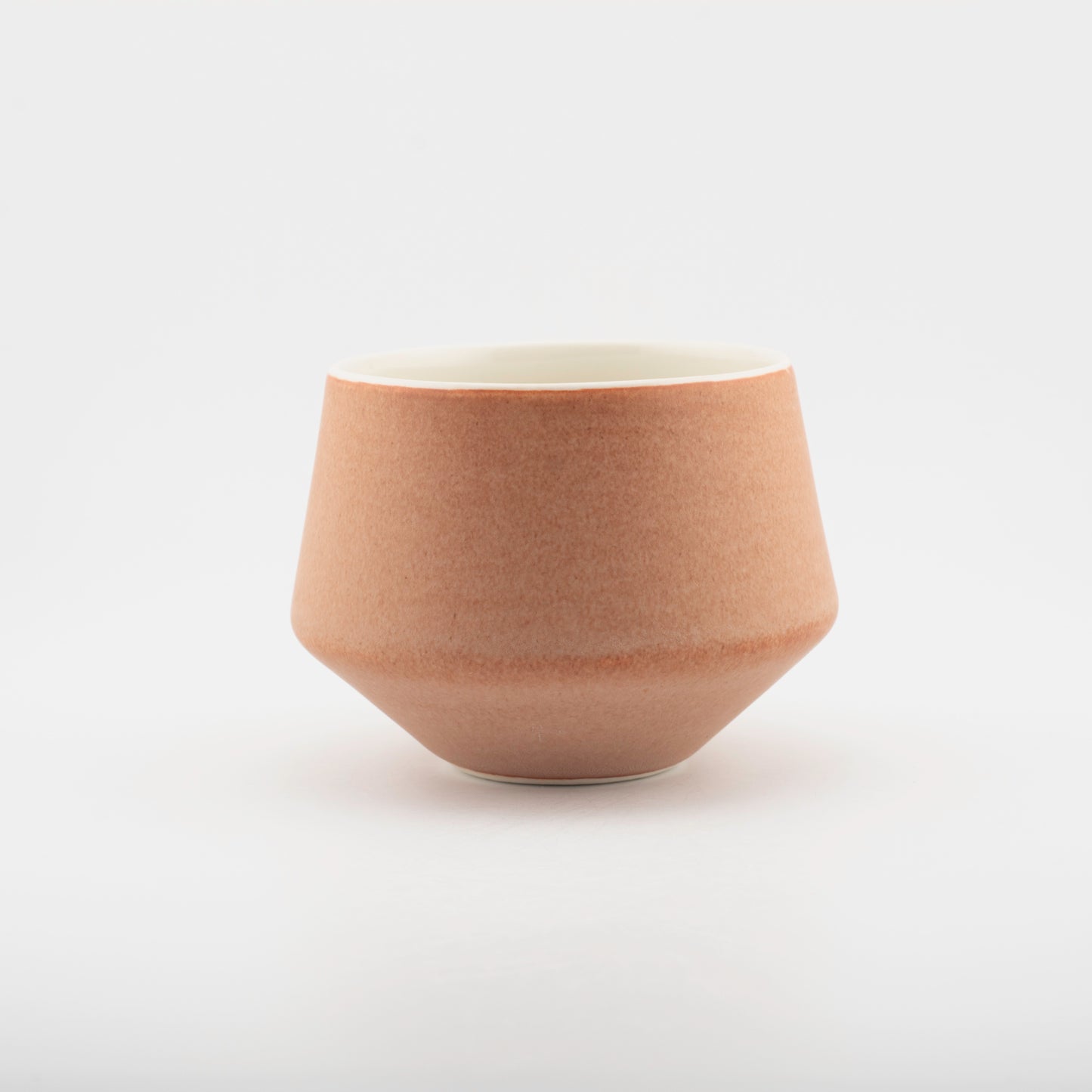 Handmade Porcelain Coffee Cup | MK Studio | Brown brick