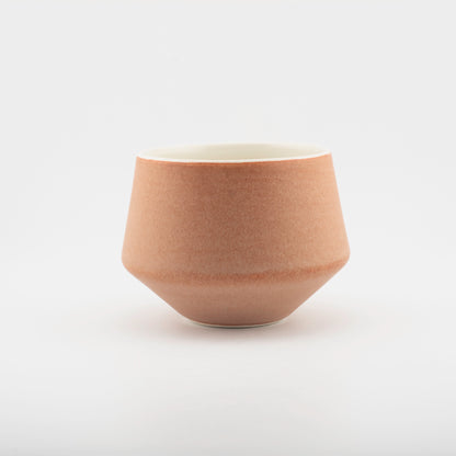 Handmade Porcelain Coffee Cup | MK Studio | Brown brick