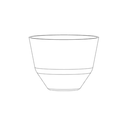 Håndlavet porcelæn kaffekop | MK Studio | Boble orange