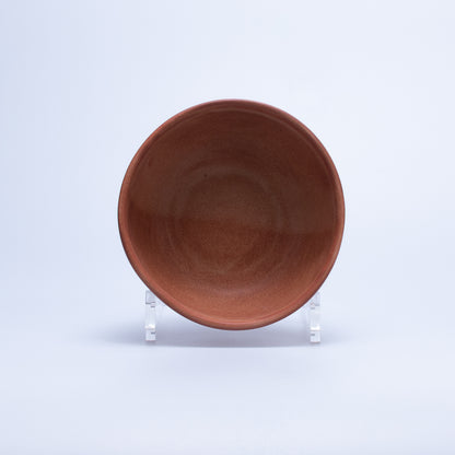 Håndlavede tallerkener og skåle i porcelæn | MK Studio | Brun mursten