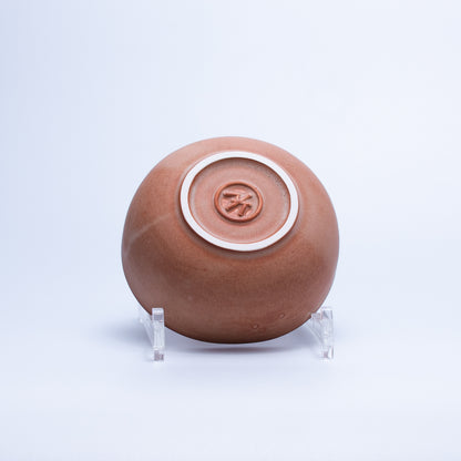 Håndlavede tallerkener og skåle i porcelæn | MK Studio | Brun mursten