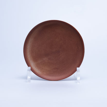 Håndlavede tallerkener og skåle i porcelæn | MK Studio | Brun mursten