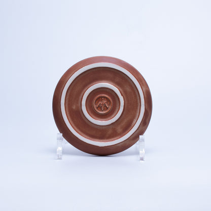 Håndlavede tallerkener og skåle i porcelæn | MK Studio | Brun mursten