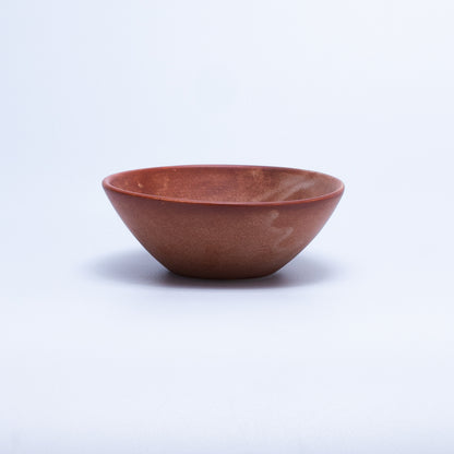 Håndlavede tallerkener og skåle i porcelæn | MK Studio | Brun mursten