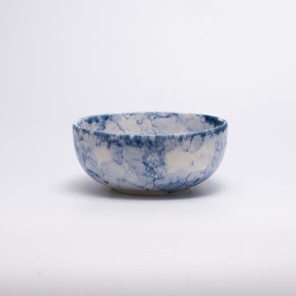 Handmade Porcelain Plates and Bowls | MK Studio | Bubble Blue