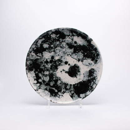 Håndlavede tallerkener og skåle i porcelæn | MK Studio | Boble sort