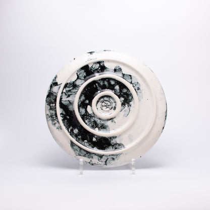 Håndlavede tallerkener og skåle i porcelæn | MK Studio | Boble sort