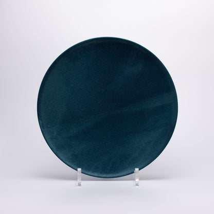 Håndlavede tallerkener og skåle i porcelæn | MK Studio | Mellemrum blå