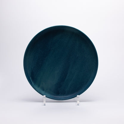 Håndlavede tallerkener og skåle i porcelæn | MK Studio | Mellemrum blå