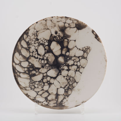 Håndlavede tallerkener og skåle i porcelæn | MK Studio | Boble brun