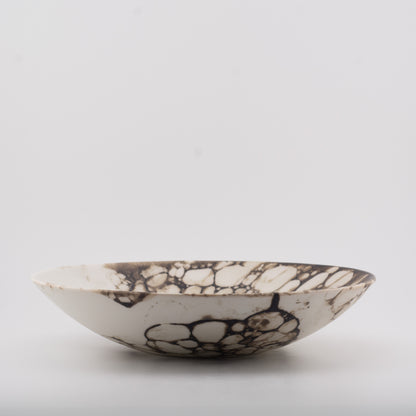 Håndlavede tallerkener og skåle i porcelæn | MK Studio | Boble brun