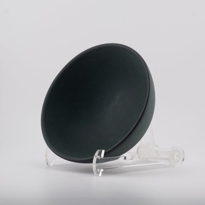Handmade Porcelain Plates and Bowls | MK Studio | Midnight black