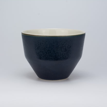 Handmade Porcelain Coffee Cup | MK Studio | Denim blue