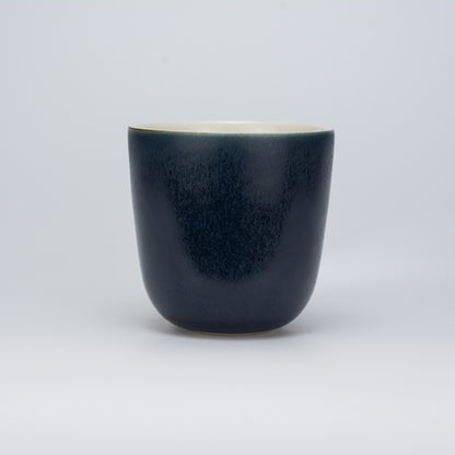 Handmade Porcelain Coffee Cup | MK Studio | Denim blue