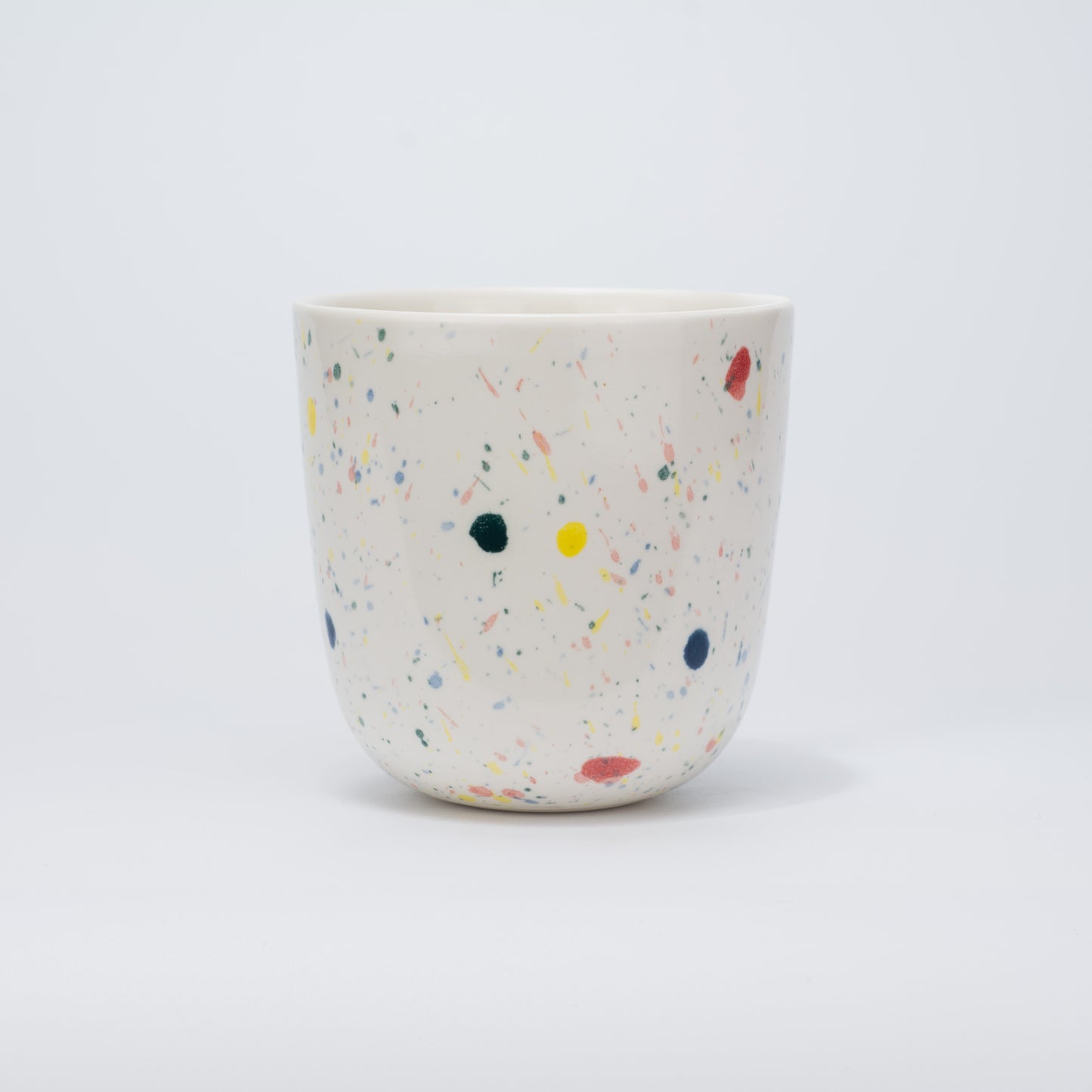 Handmade Porcelain Coffee Cup | MK Studio | Color spot