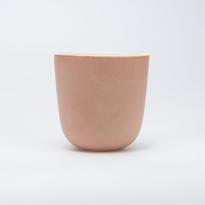 Håndlavet porcelæn kaffekop | MK Studio | Brun mursten