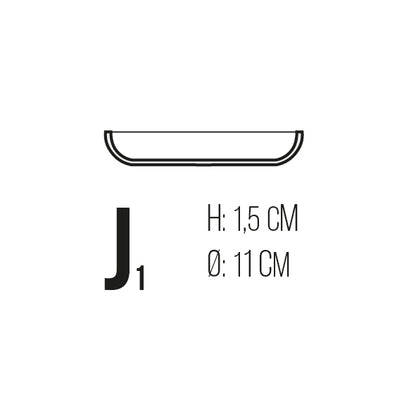 Håndlavede tallerkener og skåle i porcelæn | MK Studio | Sort stænk