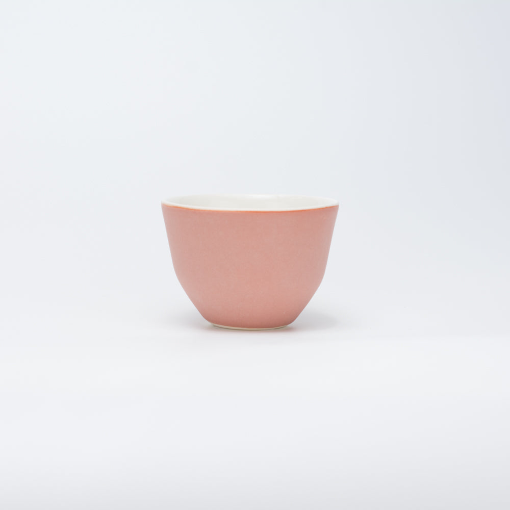Handmade Porcelain Coffee Cup | MK Studio | Brown brick