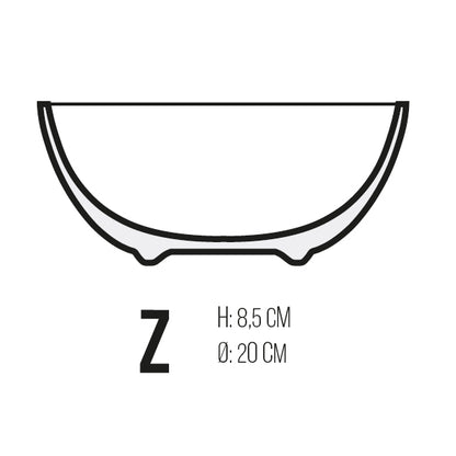 Håndlavede tallerkener og skåle i porcelæn | MK Studio | Boble brun