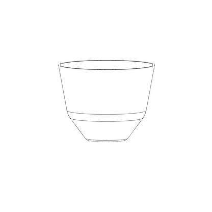 Handmade Porcelain Coffee Cup | MK Studio | Bubble brown